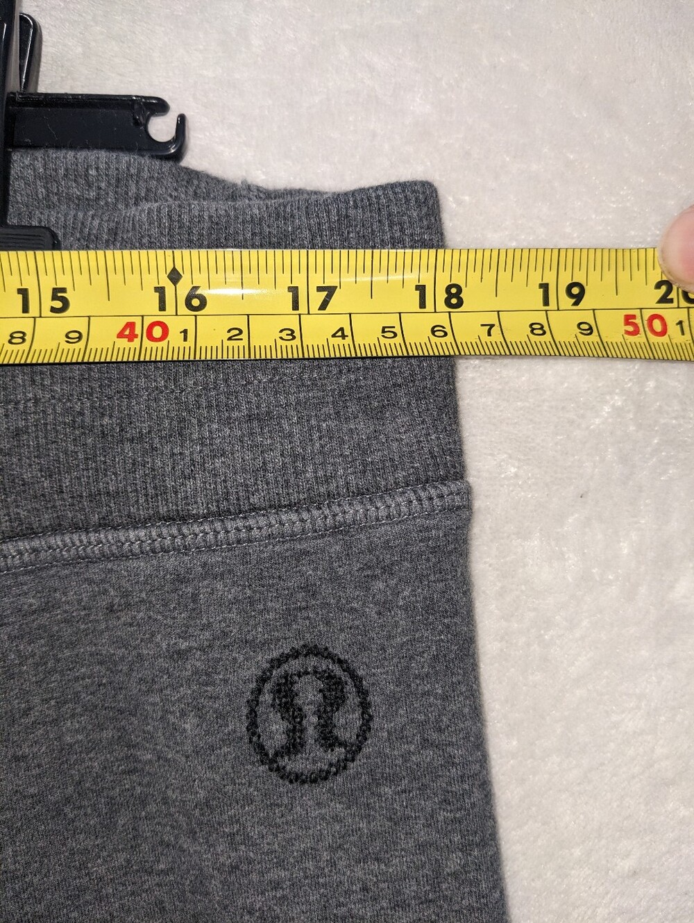 lululemon Wide Leg Drawstring Pants in Gray Size 12 Comfort Long Inseam - Picture 5 of 9